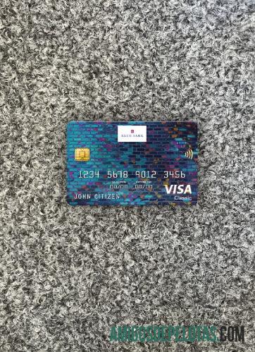 Liechtenstein Neue Bank AG Banco Visa Classic Cartão Photolook Frente baixar para verificação